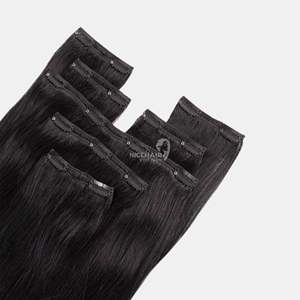 Clip de qualité supérieure dans les cheveux Remy Extensions de cheveux humains vietnamiens naturel droit cuticule alignée prix d'usine en gros - Product Image 6