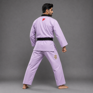 Combinaison de taekwondo double V premium offrant un confort optimal, des performances légères et une durabilité fiable pour les athlètes. - Product Image 2