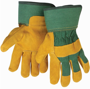 Heavy-Duty Goatskin Work <b>Gloves</b> Cotton Liner Safest Leather Rigger <b>Gloves</b> - Product Image 1