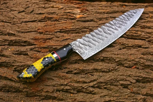 Premium Handmade Damascus Steel Chef <b>Knife</b> Resin Handle Razor <b>Sharp</b> <b>Kitchen</b> <b>Knife</b> OEM ODM Manufacturer - Product Image 5