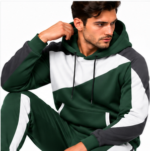 Conjunto Deportivo para Hombre al por Mayor: Chaqueta con Cremallera Completa y Cuello Alto, Pantalones Jogger con Cintura Elástica, Transpirable, para Entrenamiento y Actividades Deportivas - Product Image 3