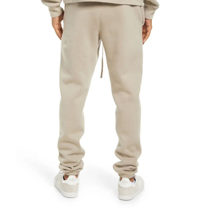 Pantalon de jogging Harem léger uni pour homme, taille mi-haute, délavage foncé, taille élastique, chevilles resserrées, vente en gros OEM personnalisée - Product Image 4