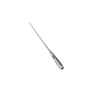Curette utérine 300 mm en acier inoxydable, instrument chirurgical 4,5 mm, à une extrémité, réutilisable, non stérile - Product Image 1