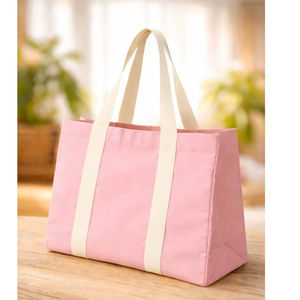 Sac fourre-tout en toile de coton personnalisé grand format ECO Promotion, sac de plage en toile avec votre logo et design - Product Image 1