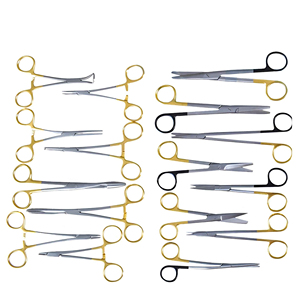 Kit d'instruments chirurgicaux en acier inoxydable pour la chirurgie plastique, ensemble de dissection chirurgicale, instruments de suture pour la formation des étudiants en chirurgie mineure - Product Image 3