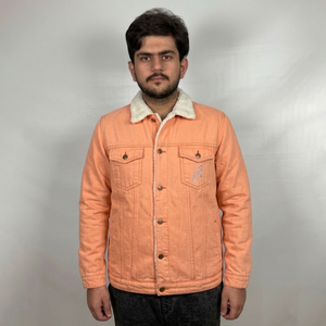 Veste en jean décontractée pour homme de haute qualité, style hip-hop, avec motif lettres, pour l'hiver - Product Image 1