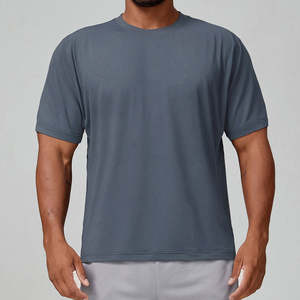 T-shirts de sport pour hommes respirants sur mesure - Matière écologique à séchage rapide en Spandex/Polyester - Nouveau stock - Product Image 2