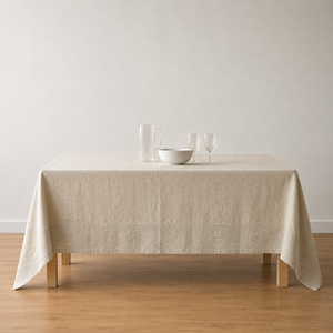 Mantel Moderno de Lino 100% Hecho a Mano de Alta Calidad, Ecológico, Reutilizable y Lavable para Comedor - Product Image 5