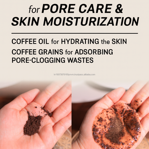 เครื่องขัดผิวกาแฟออร์แกนิคธรรมชาติสำหรับผิวเรียบเนียนผิวนุ่มบำรุงขนคุดบำรุงผมจากเกาหลี - Product Image 4