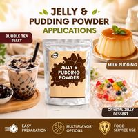 Miboba 12X temps Low Cost Vente en gros Crème Brulée Caramel Flan Pudding Gelée Mélange de poudre