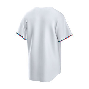 Maillot de baseball sur mesure pour équipe sportive, en tissu respirant haute performance, à manches courtes, entièrement boutonné - Product Image 6