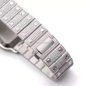 นาฬิกาเพชรฟลักซ์ควอตซ์มอยส์ซาไนต์สำหรับผู้ชาย นาฬิกาพรีเมียม Arctic Pulse ควอตซ์มอยส์ซาไนต์เพชร - Product Image 5