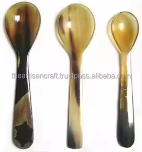 Handcrafted Natural Horn Spoon Rustic Serving Spoon Eco Friendly Kitchen Utensil Decorative Dining Spoon Artisan Handmade Tablew - Product Image 6