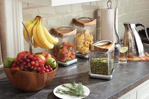 Fruit <b>Tree</b> Bowl Wooden Decorative Bowl with Metal Alloy <b>Tree</b> Centerpiece Rustic Fruit Basket for Home Kitchen Table Decor - Product Image 4