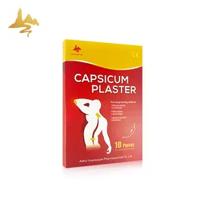 Chinese Suppliers Transdermal Capsaicin Plaster Capsicum Patch For Back Pain Relief