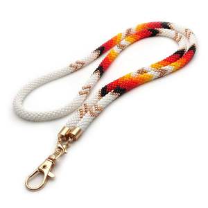 Lanière perlée faite à la main en gros, porte-badge tendance, accessoire au meilleur prix - Product Image 5