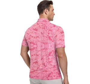 เสื้อโปโลชาย แขนสั้น สำหรับตีกอล์ฟ ซับเหงื่อ กันยับ ใส่เล่นกีฬาหรือลำลอง ผ้าฝ้ายถัก 100% - Product Image 2