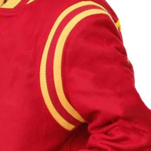 Nueva Chaqueta Bomber Corta Unisex de Lana con Estampado Universitario, Forro de Algodón Suave, Cuello Redondo y Cierre de Cremallera - Product Image 3