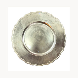 Nouvelle Arrivée Assiette de Présentation Métallique Élégante Décorative pour Mariage et Dîner, Sous-Assiette Personnalisée de Qualité Supérieure, Nouveau Design - Product Image 2