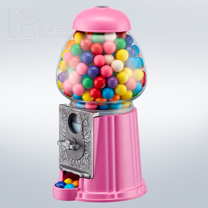 Kwang Hsieh 9" Factory Price Pink Coin Operated Chocolate <b>Candy</b> <b>Gumball</b> <b>Machine</b> - Product Image 2