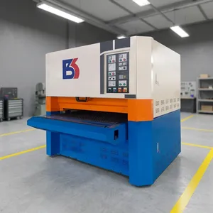 Máquina industrial de calibración y lijado para control de espesor de paneles de contrachapado, acabado de superficies y aplicaciones de procesamiento de madera - Product Image 1