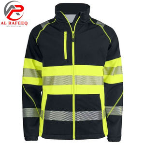 Chaqueta Softshell de Alta Visibilidad y Calidad Superior, Impermeable, de Poliéster, Ropa de Trabajo de Seguridad con Logotipo Personalizable 2026 para Hombre, Corte Ajustado - Product Image 1