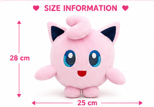 Juguete de peluche Jigglypuff, suave y adorable, peluche rosa, animal de peluche kawaii, juguete de peluche suave para abrazar, peluche para bebé - Product Image 2