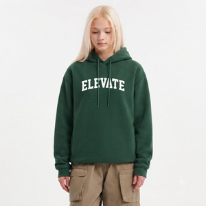 Ensemble streetwear pour filles : sweat à capuche color block et pantalon cargo, vêtements chauds d'hiver, vente en gros - Product Image 1