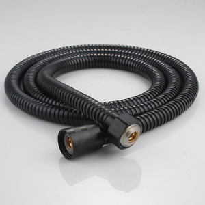 Tuyau de <span class=keywords><strong>douche</strong></span> en acier inoxydable <span class=keywords><strong>noir</strong></span> 304 Tube crypté électrolytique Pommeau de <span class=keywords><strong>douche</strong></span> <span class=keywords><strong>Douche</strong></span> en métal haute pression - Product Image 3