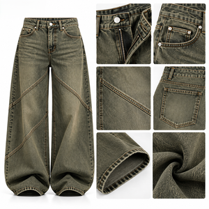 Pantalons en jean brut pour femmes, vente en gros, denim rigide, marque privée pour les détaillants de denim, tailles S-XL, production en vrac en usine - Product Image 6