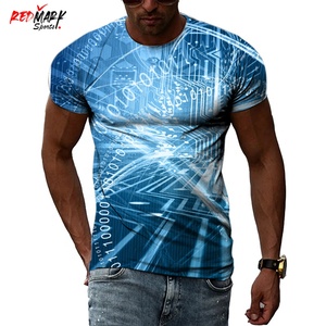 Áo Thun Nam Đồ Họa Công Nghệ Thời Trang Áo Thun Tay Ngắn Cổ Tròn Cá Tính In 3D Hip Hop Áo Thiết Kế - Product Image 2