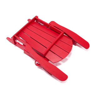 Chaise pliante Adirondack en HDPE - Chaise de jardin et de terrasse de style américain - Product Image 4
