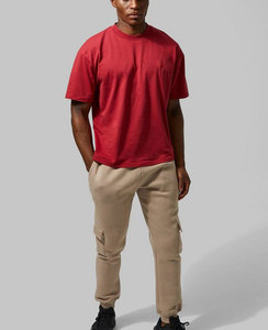 Haute qualité printemps coton pantalons de survêtement poches zippées jambe droite Joggers respirant Style décontracté tissu pantalons de survêtement - Product Image 4