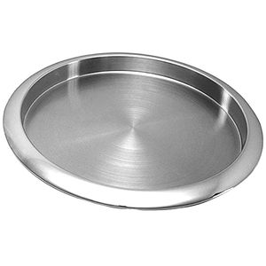 Bandeja de bar de acero inoxidable de 14 pulgadas con acabado mate de alta calidad, disponible en versión lisa y martillada. - Product Image 4