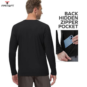 Camiseta de Manga Larga para MMA, Protección UV, Secado Rápido, Transpirable, Poliéster/Nailon, para Hombre, en Oferta - Product Image 5