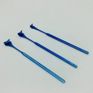 Ensemble d'opératoires de rétraction des paupières Desmarres bleus, instruments chirurgicaux certifiés CE Classe I, outils manuels ophtalmiques et ORL certifiés ISO13485 1 - Product Image 6