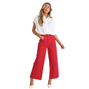 Jean baggy pour femme, coupe ample, en denim de coton, taille haute, style streetwear décontracté, jambe large, délavage doux, pour le quotidien - Product Image 1