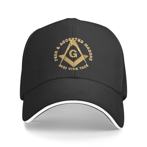 Gorra de Béisbol Master Mason Blue Lodge AVDI VIDE TACE, Francmasones Libres y Aceptados, Múltiples Colores, Ajustable - Product Image 3