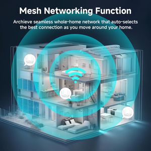 Router WiFi AC1200 Dual Band MU-MIMO 2.4GHz + 5GHz, 4 Porte Gigabit Ethernet, 4 Antenne da 5dBi per Prestazioni Wireless Elevate - Product Image 3