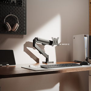 AUKI Soporte de monitor de gas de fábrica, popular, ajustable en altura, para un solo monitor de escritorio de 32 pulgadas - Product Image 1
