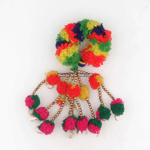 Real Tribal <b>Boho</b> Banjara Vintage Antique Hand Beaded Tassel <b>Bracelet</b> Armlet Vintage Vintage Afghan Banjara Kuchi Tribal Ethnic - Product Image 6