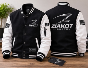 Get it directly Custom Varsity <b>Jacket</b> <b>Men</b> Women Embroidered Letterman <b>Jacket</b> Premium Baseball <b>Jacket</b> OEM ODM USA Style Varsity - Product Image 2