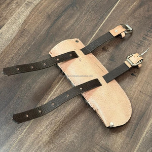 Premium Hand Tooled Leather <b>Flag</b> Holder Handmade Western Style <b>Banner</b> Mount for Rustic Decor Outdoor Events & Custom Gifting - Product Image 6