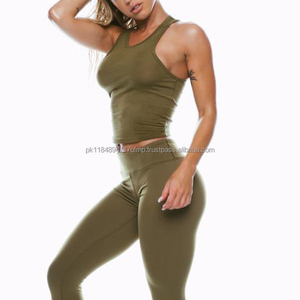 เสื้อกล้ามผ้าคอตตอนสำหรับออกกำลังกายโยคะยืด - Product Image 1