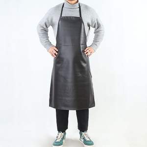 Delantal de Cuero PU sin Mangas, Resistente al Agua y al Aceite, Diseño Extralargo, Uso Térmico, Antidesgarros, Venta al por Mayor - Product Image 1