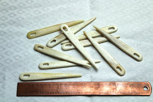 Aiguille en os polie pour la couture et les réparations de cuir DIY - Product Image 4