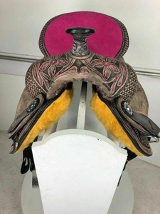 Selle Western en cuir véritable légère pour l'équitation en toute sécurité Disponible au prix de gros - Product Image 4