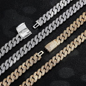 Premium <b>Iced</b> <b>Out</b> Diamond Hip Hop <b>Chain</b> Necklace with High Polish Finish for Streetwear Fashion Music Culture and Luxury Gift - Product Image 3