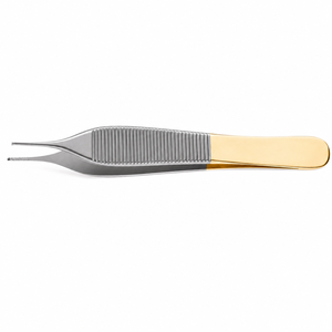 ชุดเครื่องมือผ่าตัดแบบแมนนวล Jamso Industries TC Garney Adson Forceps 1x2 ฟันเพชรเคลือบ Softouch ปลายทองคำ ระดับ Class I ISO13485 CE - Product Image 4