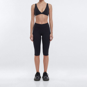 Leggings Deportivos de Cintura Alta, Color Sólido, Elásticos, Sin Costuras, Tejidos, Color Morado, Transpirables, para Mujer, para Todas las Temporadas - Product Image 3